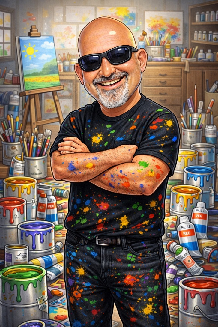 Lex James, artist and owner of Art by LJ